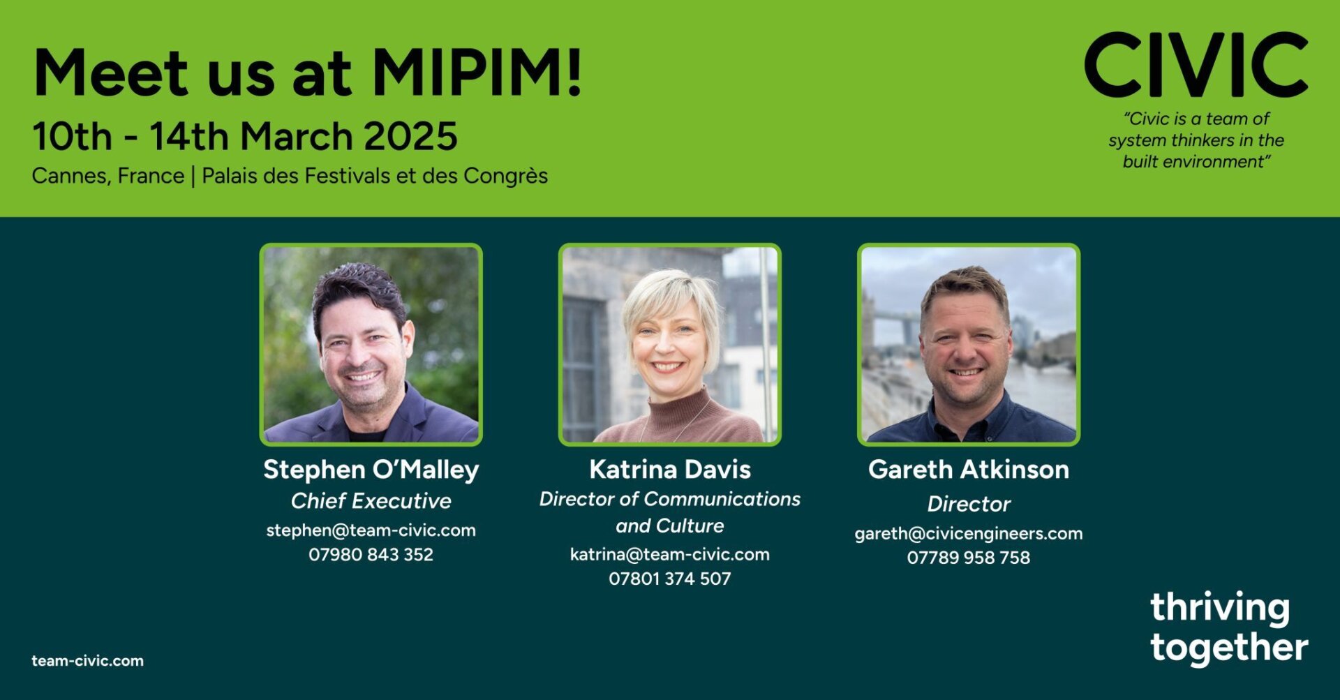 Meet us at MIPIM