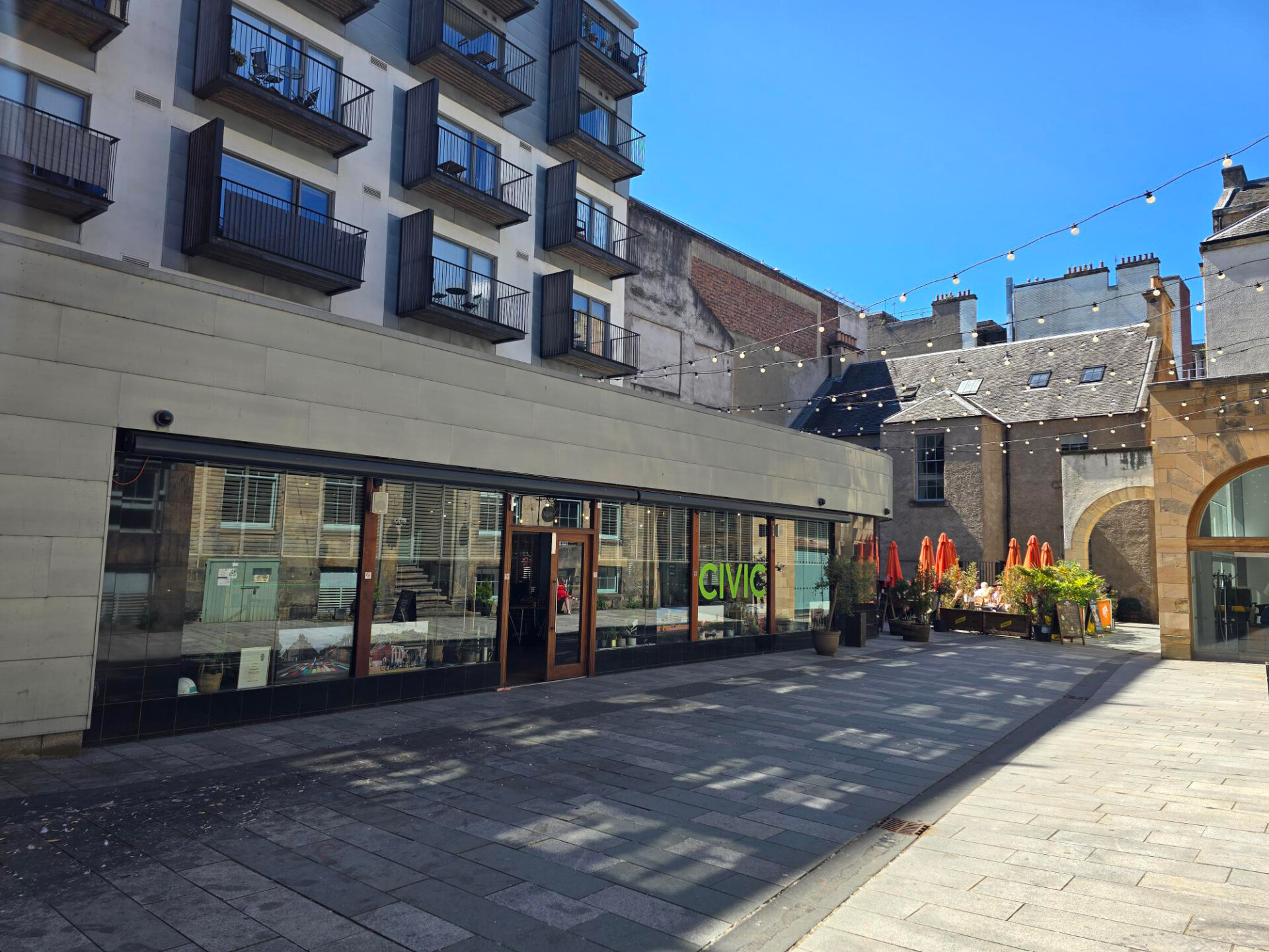 Glasgow Office Courtyard