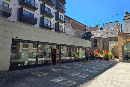 Glasgow Office Courtyard